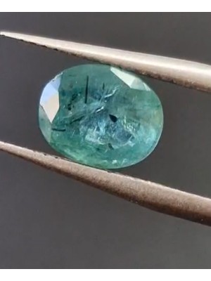Aries 2.05 ct 9x7.3 mm Oval Natural Green Emerald, Zambia