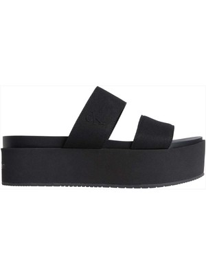 Calvin Klein Flatform Logolu Terlik
