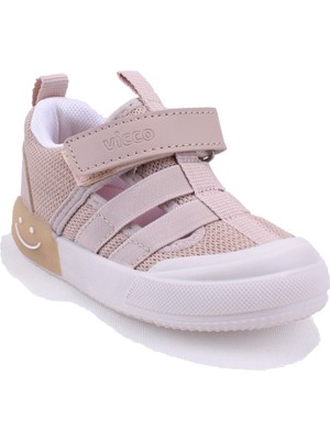 Vicco Momo 346P24Y145 Bej Ortopedik Günlük Işıklı Erkek Çocuk Spor Ayakkabı