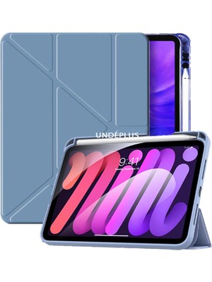 MobaxAksesuar Apple iPad 11.Nesil A16 11inç/10.Nesil 10.9inç Kılıf Kalem Bölmeli Trifolding Case