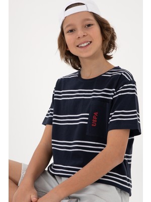 U.S. Polo Assn. Erkek Çocuk Lacivert Tişört Basic 50295562-VR033