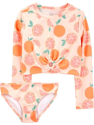 Kız Çocuk Güneş Koruyucu Mayo Set