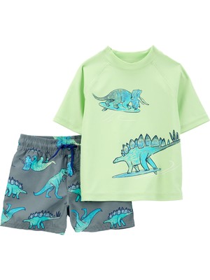 Küçük Erkek Çocuk Güneş Koruyucu Mayo Set