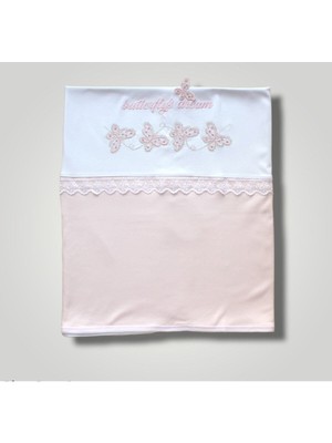 Tomuycuk Kelebekli Kız Bebek Battaniye