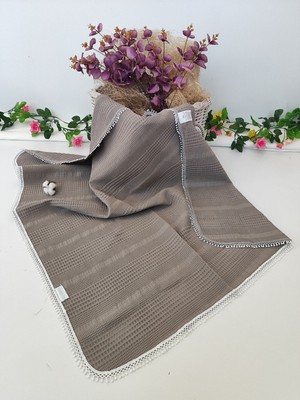 Tomuycuk Kahve Pike Bebek Battaniyesi Doğal Organik Yaşam Örtüsü Çok Amaçlı Mevsimlik Yenidoğan 80X90 cm