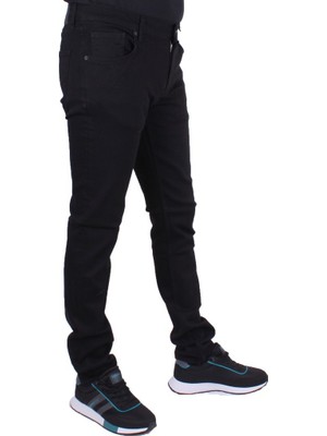 Twister Panama 731-01 Siyah Düşük Bel Dar Paça Erkek Jeans Pantolon