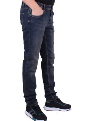 Twister Panama 758-01 Lacivert Düşük Bel Dar Paça Erkek Jeans Pantolon