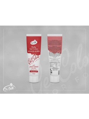 Dr. Gusto Jel Boya (Tüp) 250GR Yakut Kırmızı