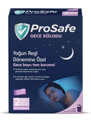 Prosafe Gece Külodu 2 Li Yoğun Regl Dönemine Özel Sızdırmazlık ve Esnek Bel Özelliği