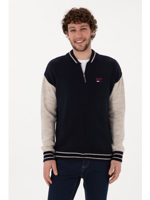 U.s. Polo Assn. Erkek Lacivert Hırka (Triko) 50293128-VR033
