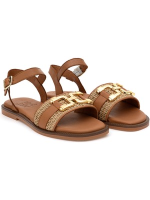 U.S. Polo Assn. Kadın Taba Sandalet 50304923-VR099