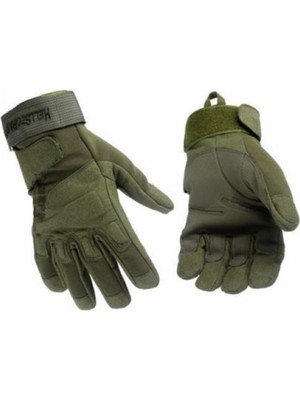 Mediterian Haki sporcu eldiveni, dayanıklı ve rahat kullanım için mükemmel tercih