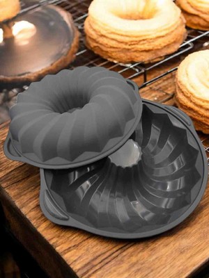 CKM Silikon Silikon Yuvarlak Kek Kalıbı