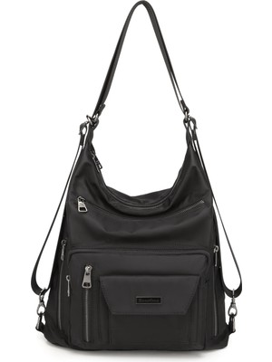 Saten Kumaş Hem Sırt Hem De Omuz Çantası 2129