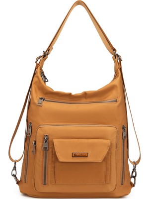 Saten Kumaş Hem Sırt Hem De Omuz Çantası 2129