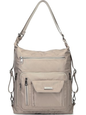 Saten Kumaş Hem Sırt Hem De Omuz Çantası 2129