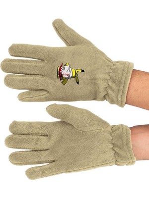 Mediterian Bej Uzun Pamuklu Polar Eldiven, Şık ve Sıcak Tutan Rahat Kullanım