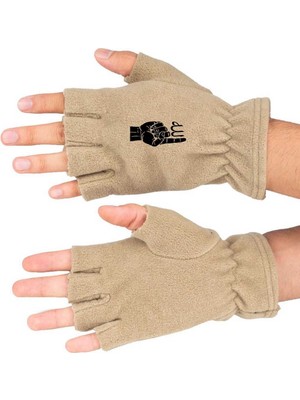 Mediterian Bej Polar Kesik Eldiven, şık ve sıcak kış aksesuarı, pamuklu ve rahat tasarım