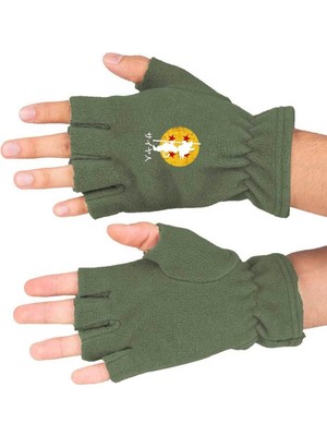 Dragon Ball Baskılı Kışlık Kesik Polar Eldiven BLL3725