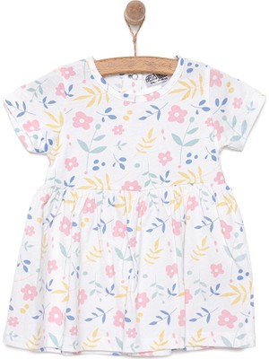 Hellobaby Yenidoğan Kız Örme Elbise Kız Bebek