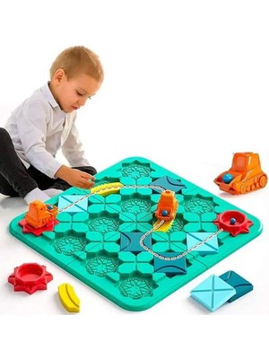 Kodlama Oyunu - Yol Yapım ve Kodlama Oyuncağı , Eğitici Akıl Oyunu