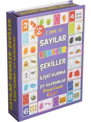 Sayılar Renkler Şekiller Ilişki Kurma Zıt Kavramlar