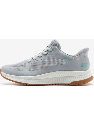 Skechers Bobs Squad 4 - Staple Look Kadın Gri Spor Ayakkabı 117624 Ltgy