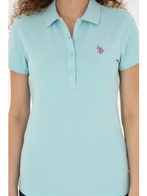  Kadın Basic Polo Yaka Tişört