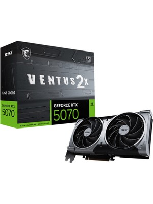 Msı VGA Geforce Rtx 5070 12G Ventus 2x Oc RTX5070 12GB Gdrr7 192B DX12 Pcıe 5.0 X16 (3xdp 1xhdmı)
