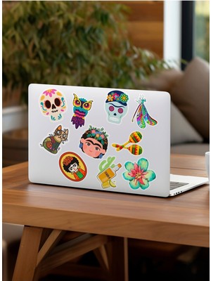 Meksika (Mexico) Temalı Laptop Notebook Tablet Sticker Set