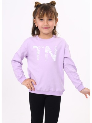 Toontoy Kız Çocuk Baskılı Sweatshirt