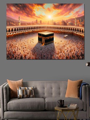 Kabe Manzarası Dekoratif Kanvas - Mdf Ahşap Tablo