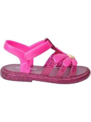 Mini Melissa Hip Bloomy Papatyalı Çocuk Pembe Sandalet