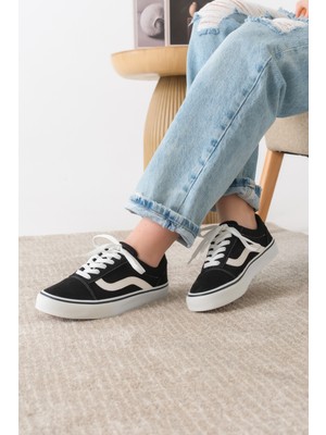 Daxtors Garantili Wanso Kadın Ortopedik Sneaker Spor Ayakkabı Düz Tabanlı Hafif Yapı