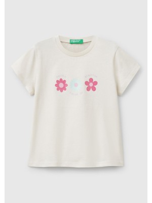 Benetton Kız Bebek Bg Tshırt 3I1XG10HU-25Y-015