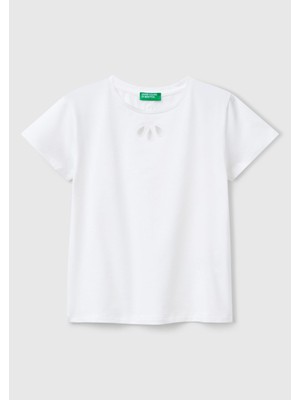 Benetton Kız Çocuk G Tshırt 3P4ZC10O0-25Y-002