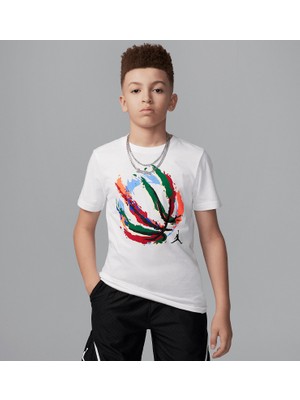 Nıke Jordan Jdb Bball Fıre Ss Tee Erkek Çocuk Tişört