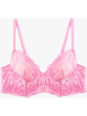 Koton Rahat Kalıp Dolgusuz Dantelli Balenli Sütyen