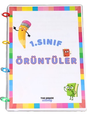 The Grade Ilkokul Örüntüler Yaz-Sil Etkinlik Seti Eğlenceli Öğrenme Aracı Eğitici Etkinlik Seti Aktivite Set