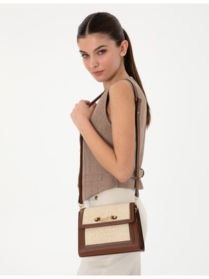 Pierre Cardin Kadın Taba Hasır Çanta 50305594-VR099