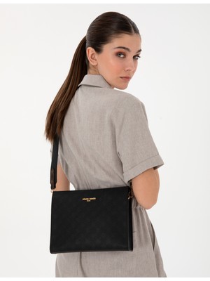 Pierre Cardin Kadın Siyah Çapraz Çanta 50306920-VR046