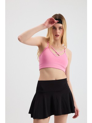 Rays 3002 Arka Çapraz Detay Büstiyer Pembe