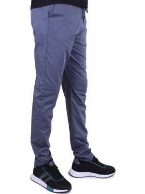 Twister Crespo 794 Koyu Mavi Normal Bel Dar Paça Erkek Kanvas Pantolon