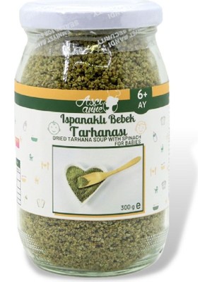 Aşçı Anne Aşçı Ispanaklı Bebek Tarhanası (Kavanoz) (6+ Ay) - 300 G