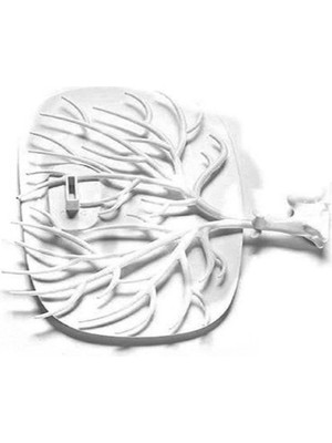 Ozcmax Geyik Tasarımlı Takı Standı Beyaz