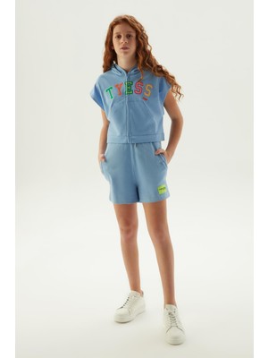 Bg Store Kız Çocuk Mavi Yelek