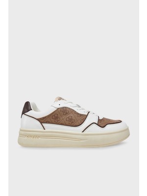 Guess Winno 4g Logo Baskılı Deri Karışımlı Sneaker Ayakkabı FMJWIILEA12 Erkek Ayakkabı Fmjwıı LEA12 Beıbr