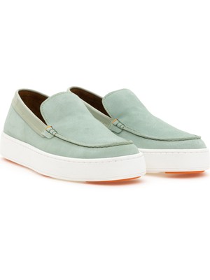 Cacharel Erkek Mint Yeşili %100 Deri Loafer Ayakkabı 50302398-VR090