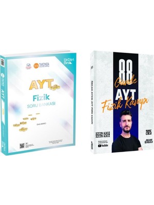 ÜçDörtBeş Yayınları AYT Fizik Soru Bankası ve Özcan Aykın 2025 AYT 88 Günde Fizik Kampı
