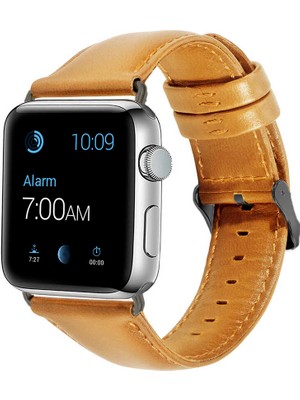 ​​​watch 38MM Uyumlu Luxury Leather Deri Kordon Zore - No3